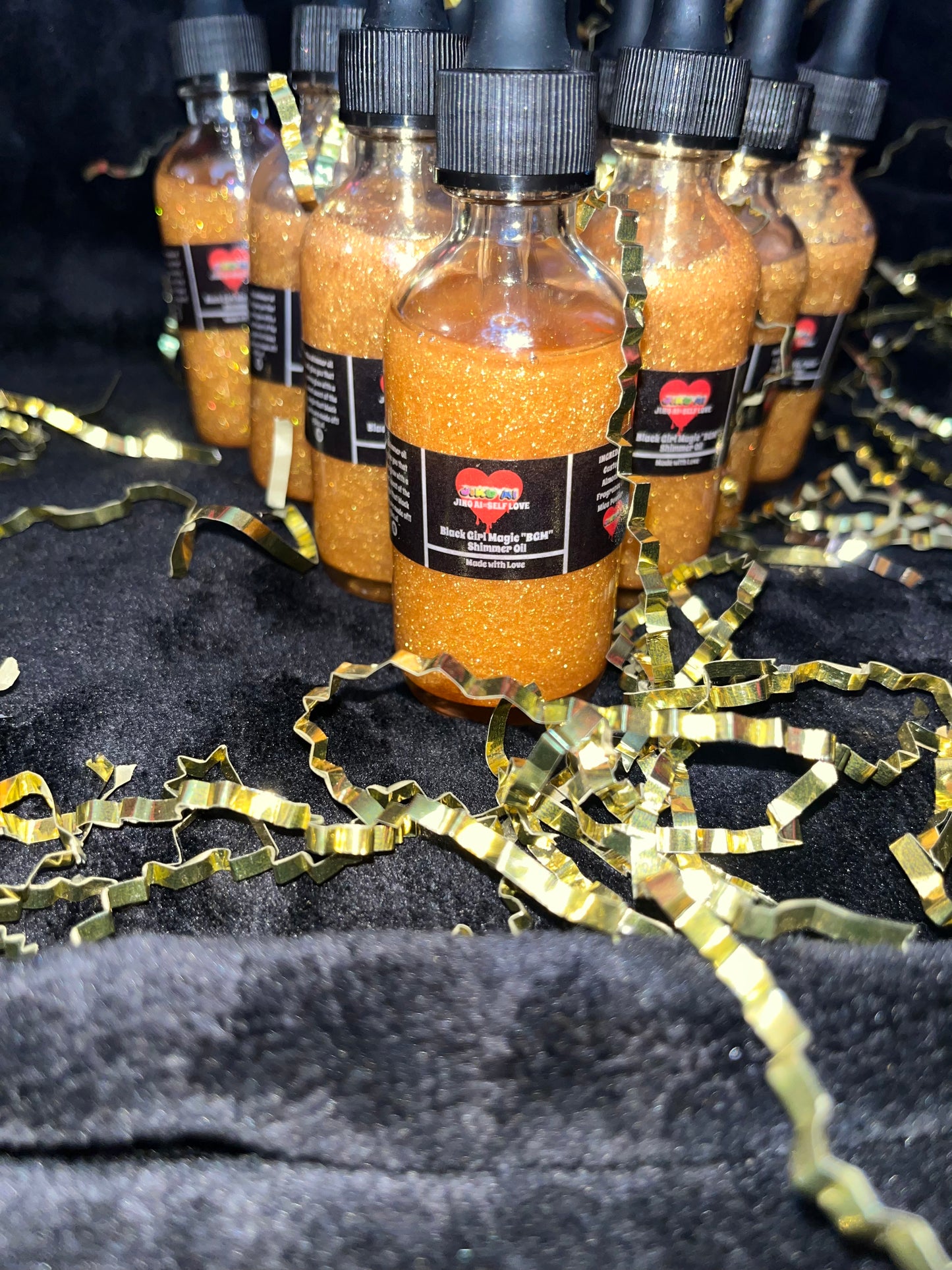 Black Girl Magic shimmer oil